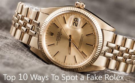 how to spot a rolex watch